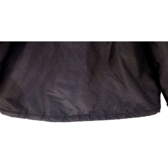 CAT Mens Black Hooded Jacket 2XL Polyester Quilted Insulation Winter - Picture 4 of 14